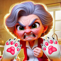 Скачать Angry Gran VS Naughty Cat Sim мод много денег бесплатно на Андроид